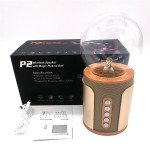 Wholesale Loud Sound Magic Plasma Ball Bluetooth Speaker P2 (Silver)